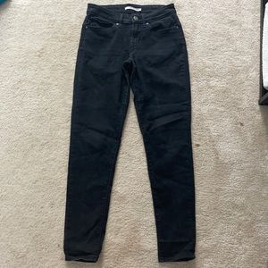 Black Levi Skinny Jeans